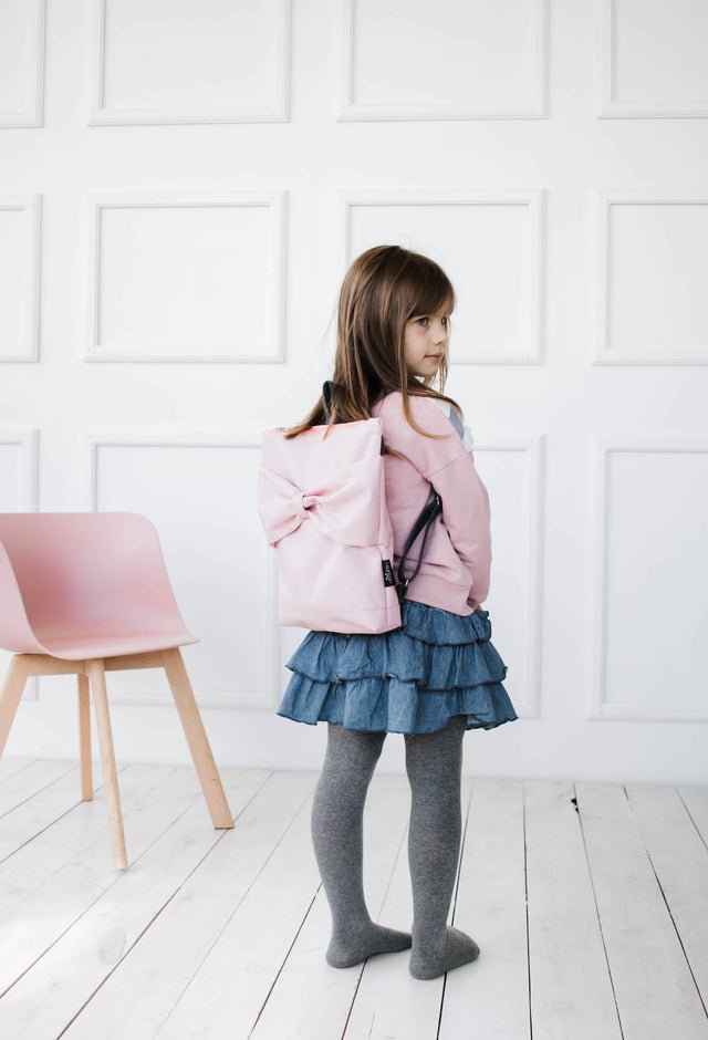 Sac a dos imperméable pour enfants de 4 à 10 ans - Pink Bow - artizant.com