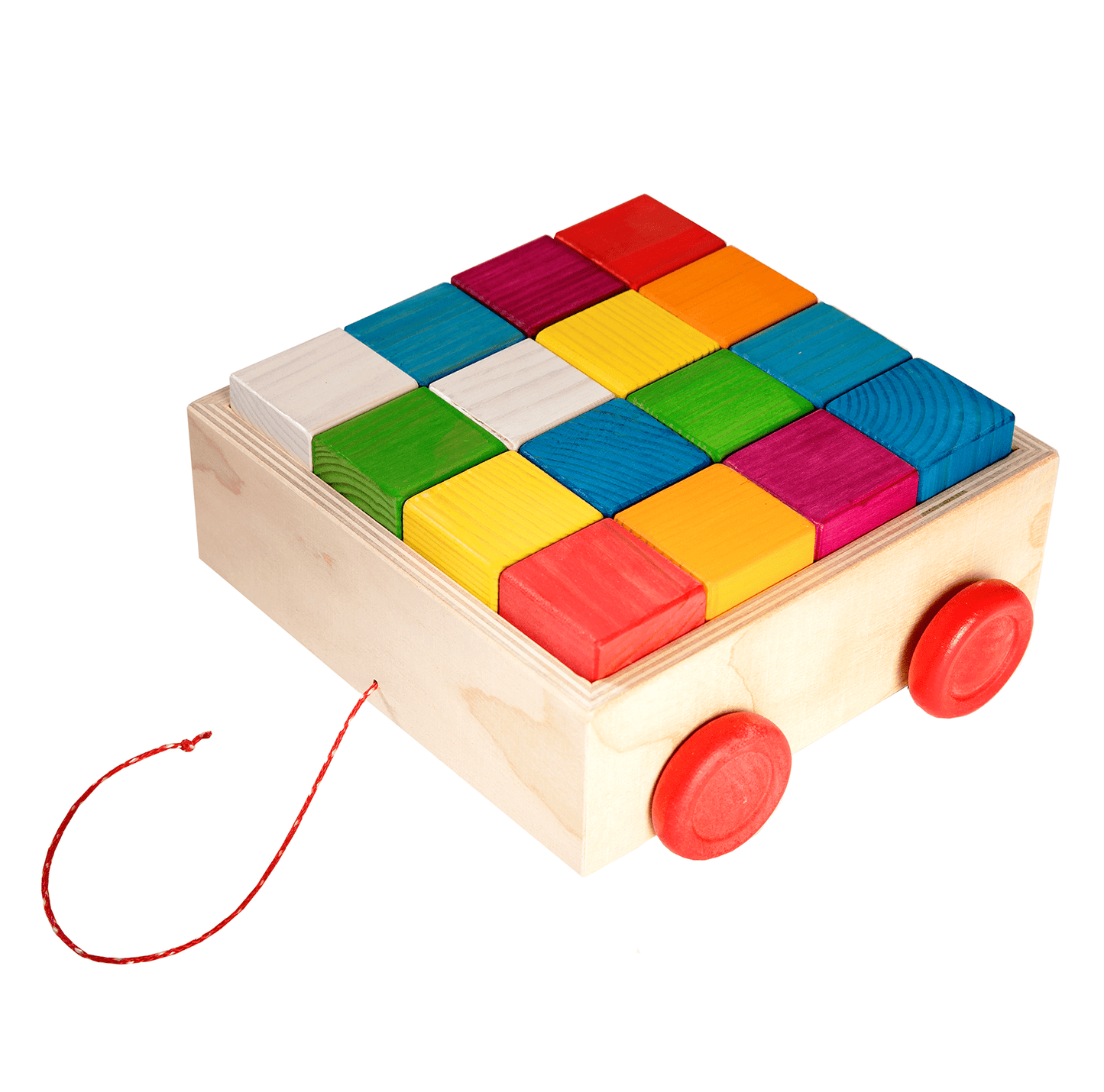 Blocs de construction en bois pour enfants 40mm – 16 pièces - artizant.com