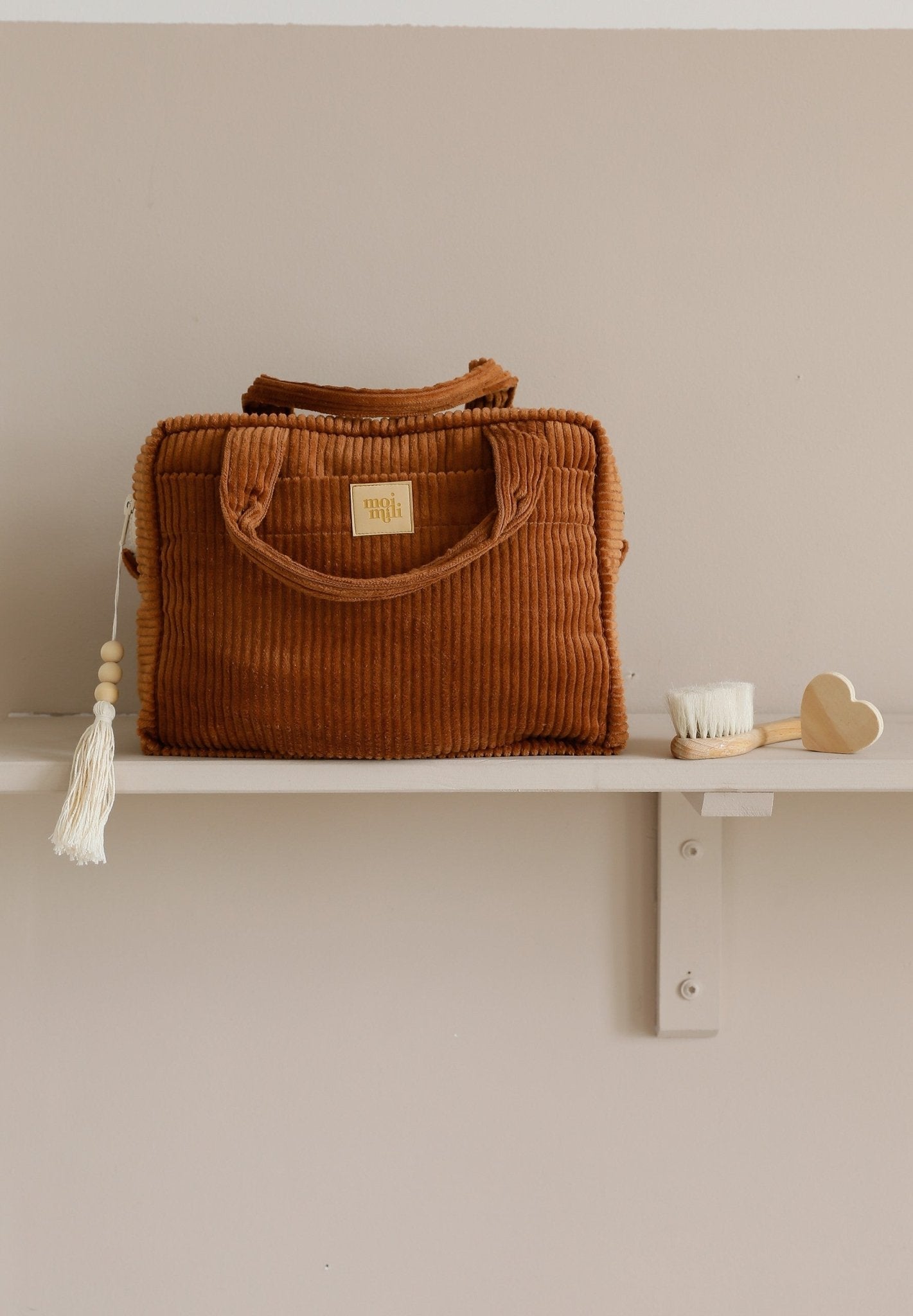 Large Make - Up Bag - Caramel - artizant.com