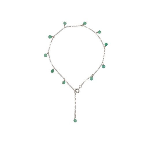 Chaîne de cheville en pierres semi - précieuses by Kriss - artizant.com