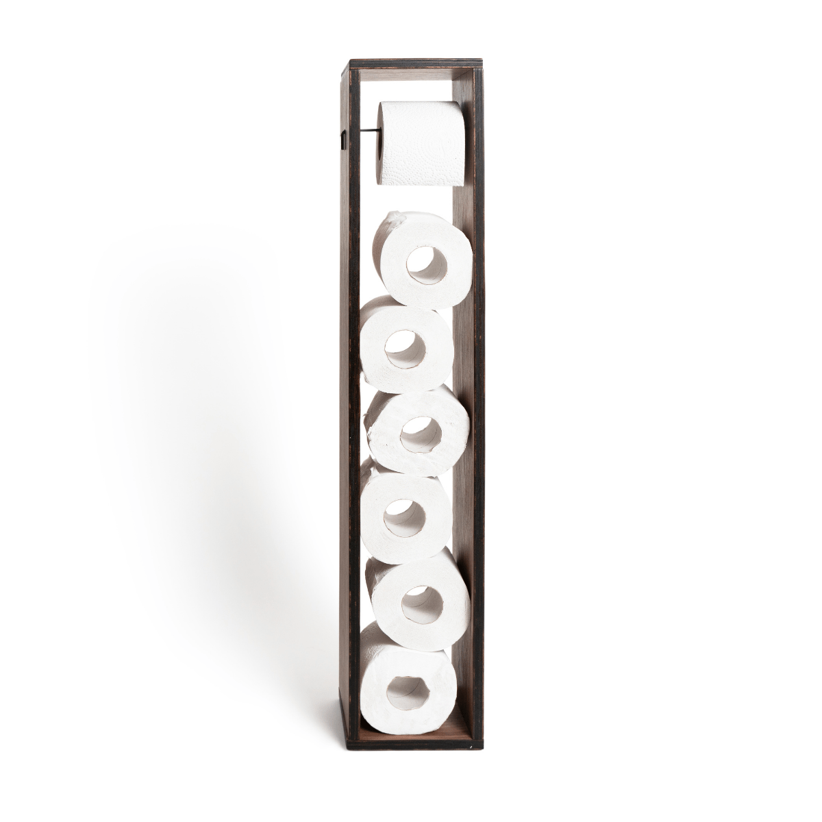 Porte - papier toilette sur pied en bois H:81cm - artizant.com