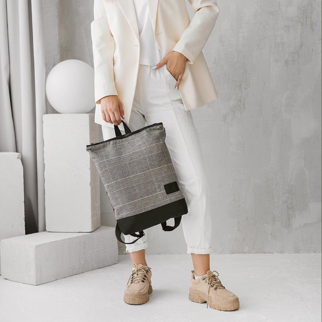 Sac a dos femmes 38cm x 34 cm - Tartan - artizant.com