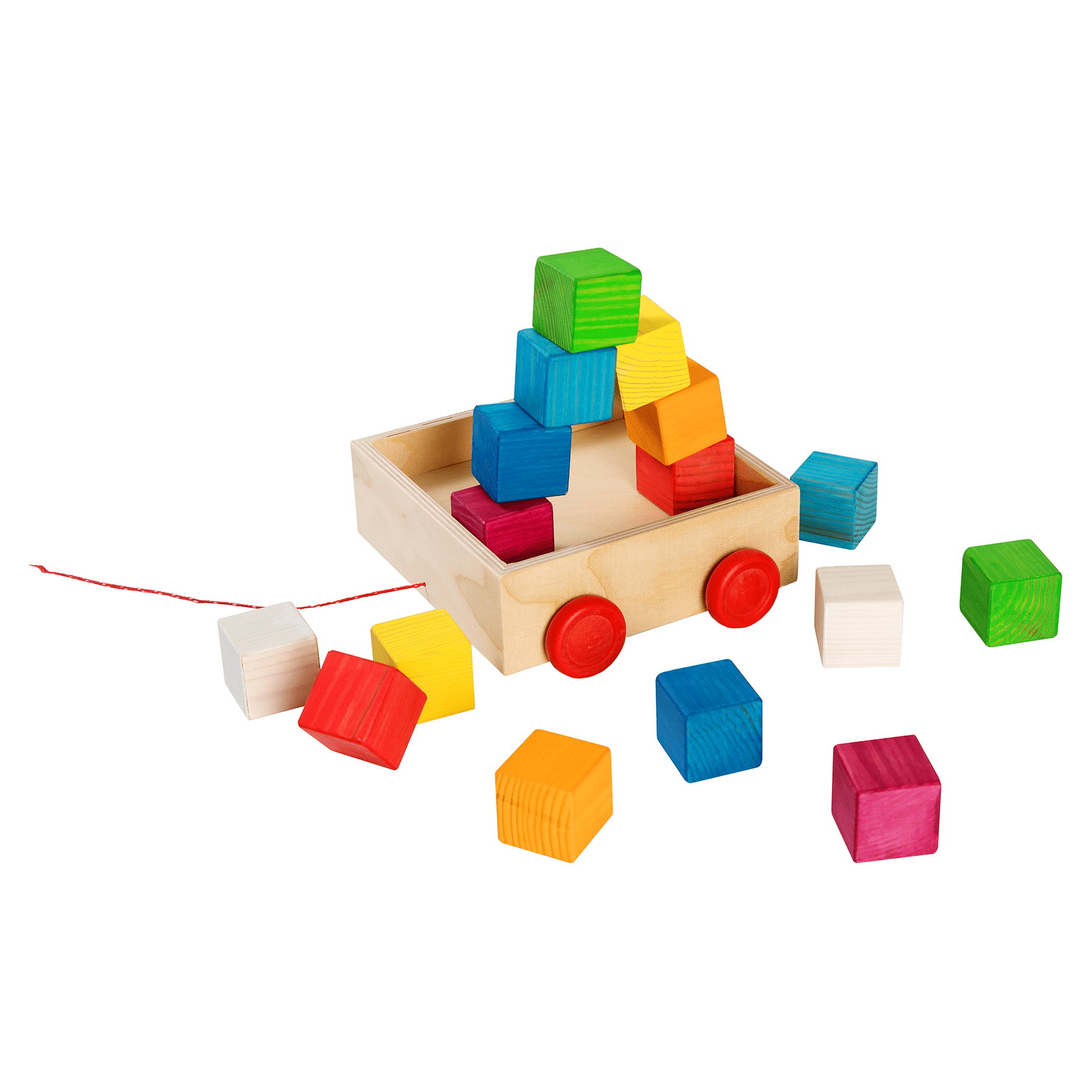 Blocs de construction en bois pour enfants 40mm – 16 pièces - artizant.com