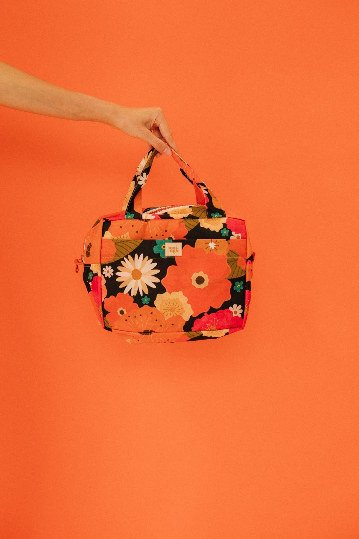 Trousse de maquillage à motif floral - artizant.com