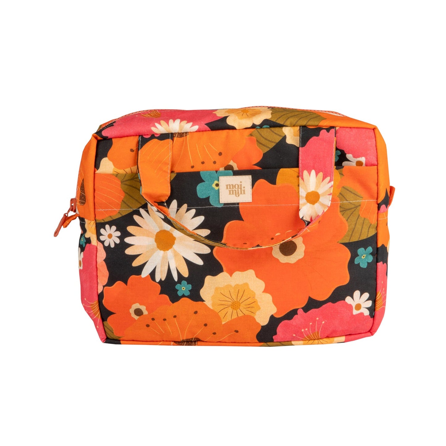 Trousse de maquillage à motif floral - artizant.com