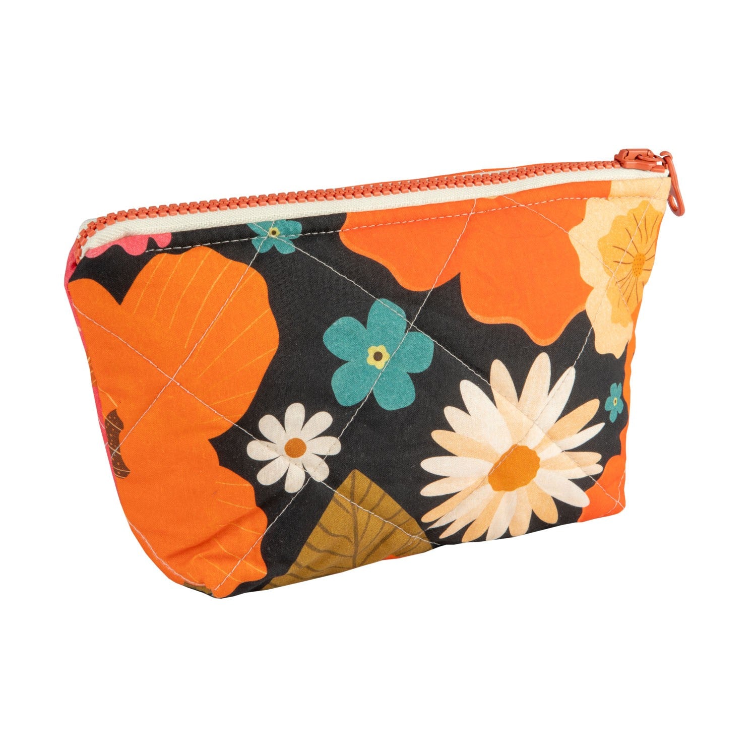 Trousse de maquillage à motif floral - artizant.com