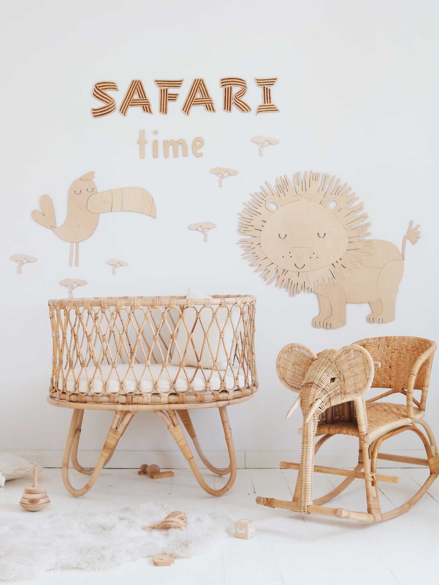 Safari Lion – Décoration murale en bois - artizant.com