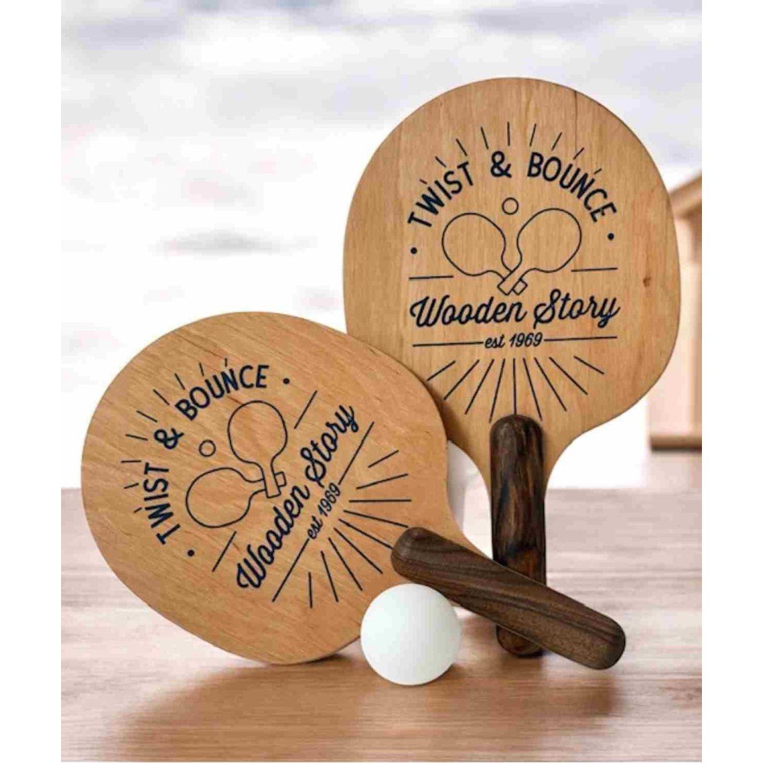 Raquettes de Ping Pong "Twist & Bounce " - artizant.com